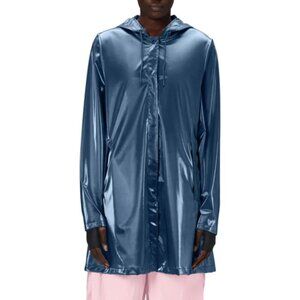 Rains A-Line W Jacket Waterproof in Sonic Blue